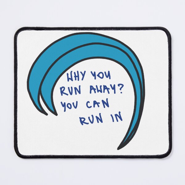 Item preview, BTS swim lyrics why you run away you can run in designed and sold by elbi0sa.