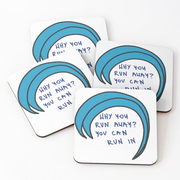 Item preview, BTS swim lyrics why you run away you can run in designed and sold by elbi0sa.