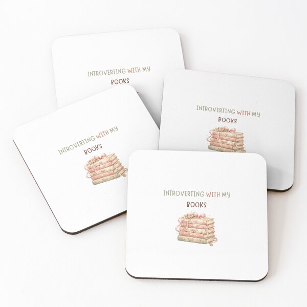 Item preview, INTROVERTING WITH MY BOOKS WITH BEAUTIFUL BOOKS  ART FOR BOOK LOVERS. designed and sold by ZANU creativity.