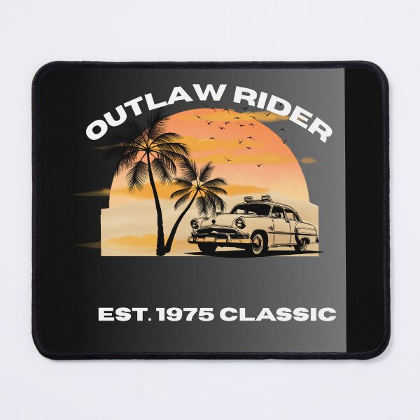 Item preview, Outlaw Rider 1975 Vintage Retro Car Sunset designed and sold by RoyalPrime.