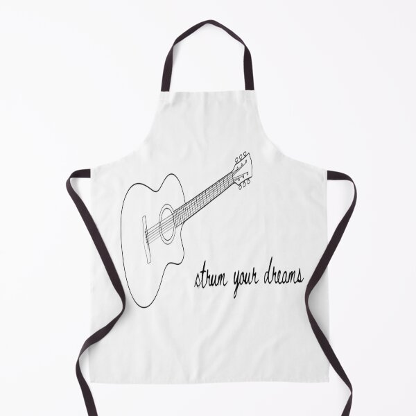 Item preview, Strum Your Dreams – Minimalist Acoustic Guitar Design designed and sold by Midnight Veil Designs.