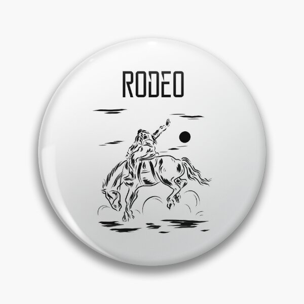 Item preview, Rodeo Cowboy Riding Horse Sketch Art designed and sold by AhinoraArtShop.