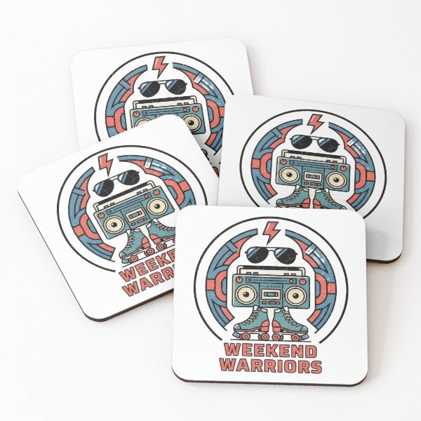 Item preview, weekend warriors Retro Vintage Minimalist Graphic designed and sold by Probably Fine Design.