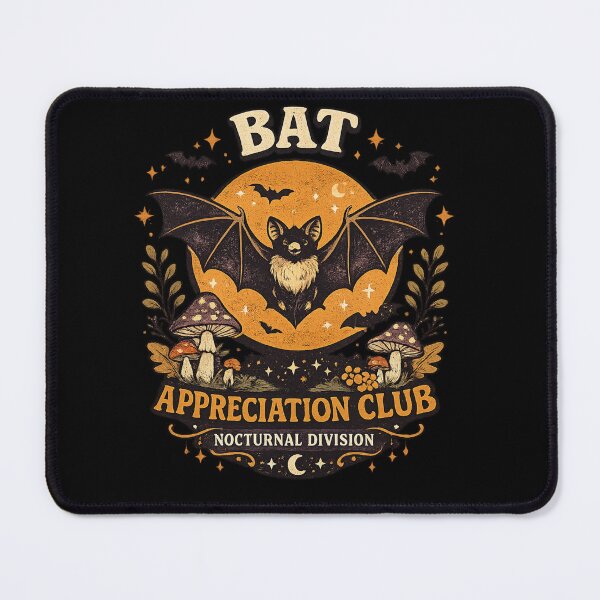 Item preview, Bat Appreciation Club | Retro Vintage Halloween Bat T-Shirt designed and sold by TAGITG111.