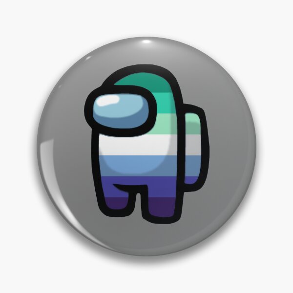 Item preview, among us crewmate - gay man / MLM pride designed and sold by noob publishing.