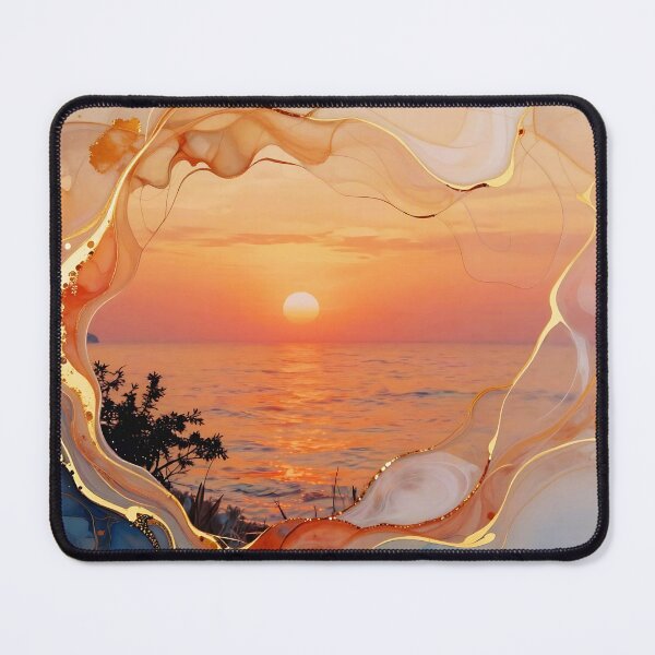 Item preview,  Abstract Sea Sunset designed and sold by Lightworker11.