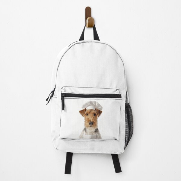 Item preview, Wire Fox Terrier Chef Dog Funny Cooking Apron Hat Cute Pet Portrait designed and sold by LazyOwlStore.