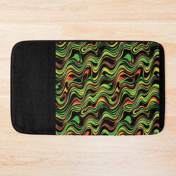 Item preview, Red, white, green and yellow Trippy optical illusion designed and sold by emmanuelsilve.