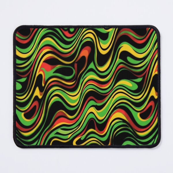 Item preview, Red, white, green and yellow Trippy optical illusion designed and sold by emmanuelsilve.