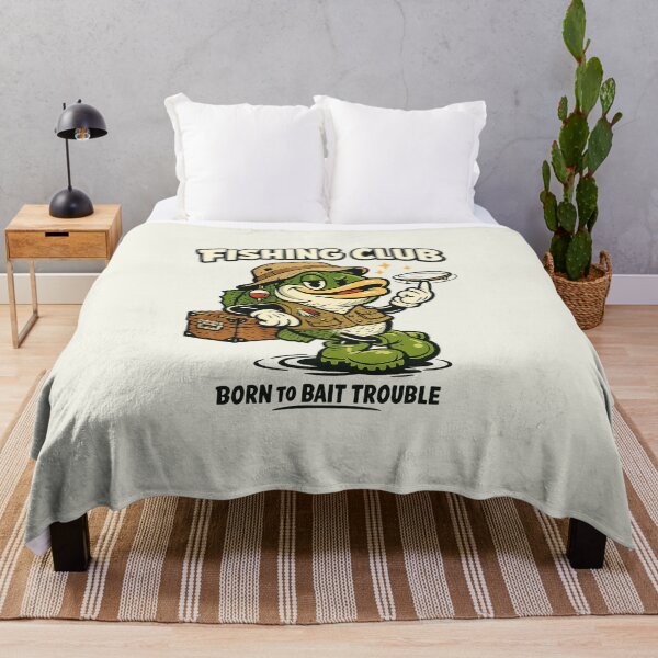 Item preview, Fishing Club Born To Bait Trouble designed and sold by HoopeStylee.