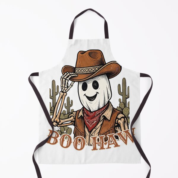 Item preview, Boo Haw Funny Cowboy Ghost - Western Halloween Spooky Season designed and sold by Neurospicy Trolls.