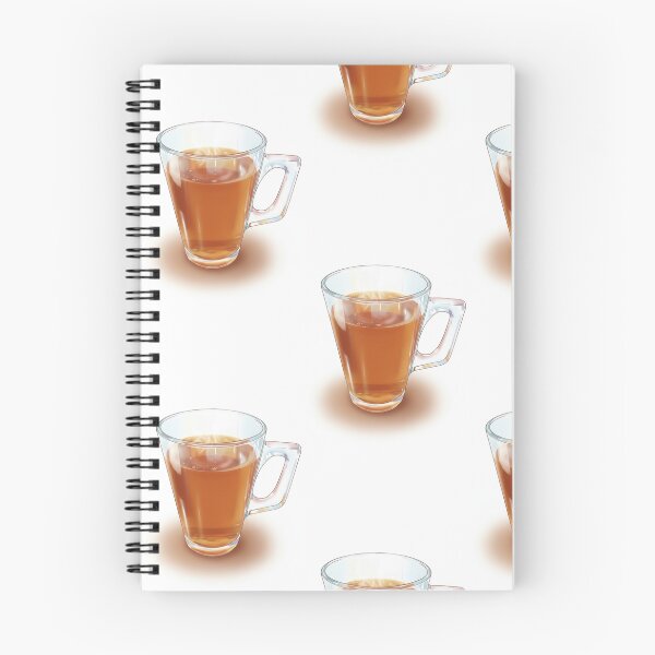 Item preview, Steaming Clear Glass Mug with Tea Art Print designed and sold by KaleChub.