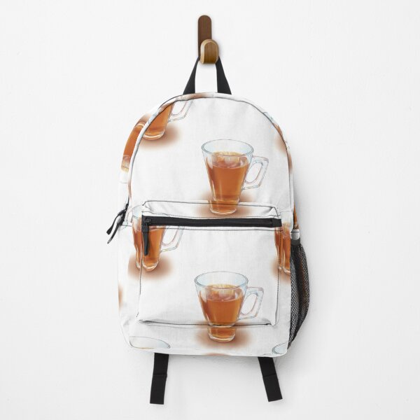 Item preview, Steaming Clear Glass Mug with Tea Art Print designed and sold by KaleChub.
