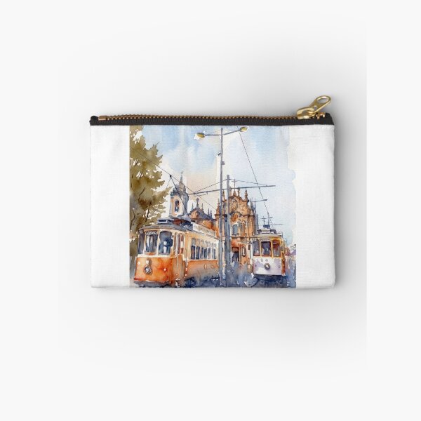 Item preview, Carmo Church Porto Trams Watercolor designed and sold by caracatita75.