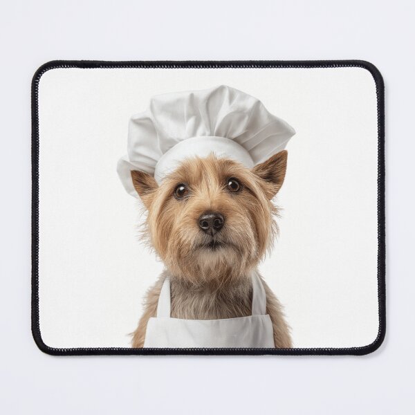 Item preview, Norwich Terrier Chef Dog Funny Cooking Apron Hat Cute Pet Portrait designed and sold by LazyOwlStore.