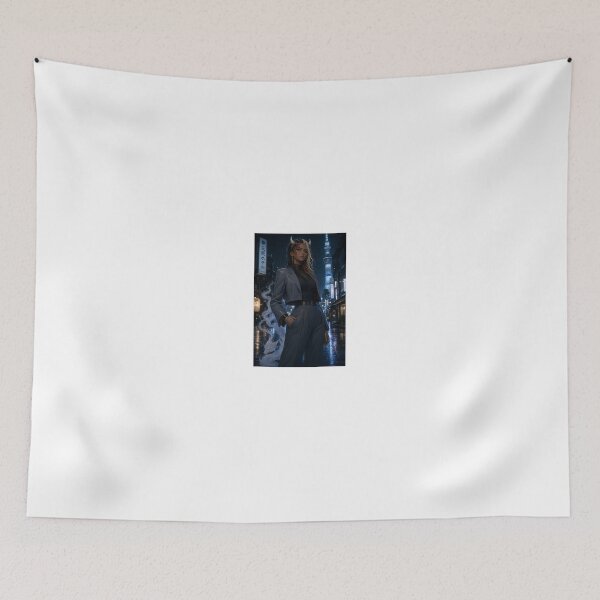 Item preview, Cool Demoness in Urban Night Rain designed and sold by CathryneDelamort.