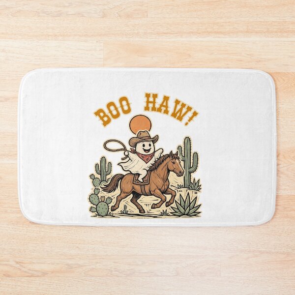 Item preview, Boo Haw! Funny Cowboy Ghost Riding Horse - Western Halloween Spooky Season designed and sold by Neurospicy Trolls.