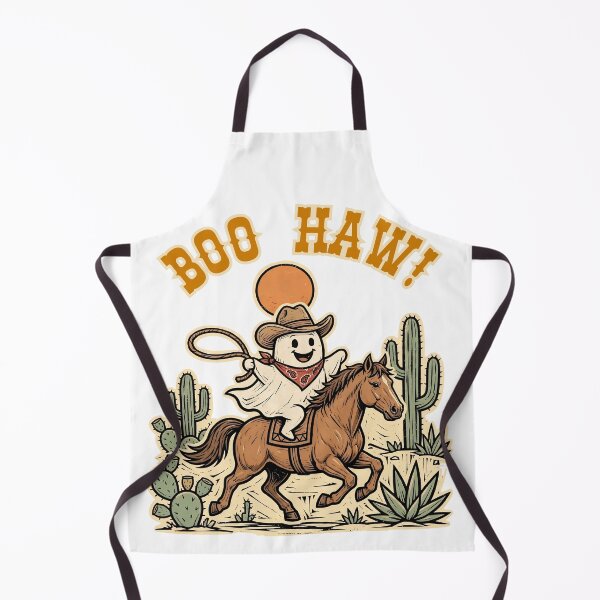 Item preview, Boo Haw! Funny Cowboy Ghost Riding Horse - Western Halloween Spooky Season designed and sold by Neurospicy Trolls.