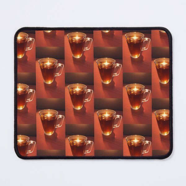 Item preview, Glowing Light Clear Glass Mug Art Print designed and sold by KaleChub.