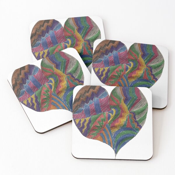 Item preview, Glitter pen ink zentangle heart designed and sold by Mind-Unraveled.