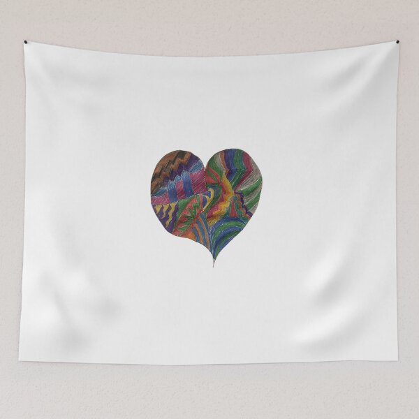 Item preview, Glitter pen ink zentangle heart designed and sold by Mind-Unraveled.