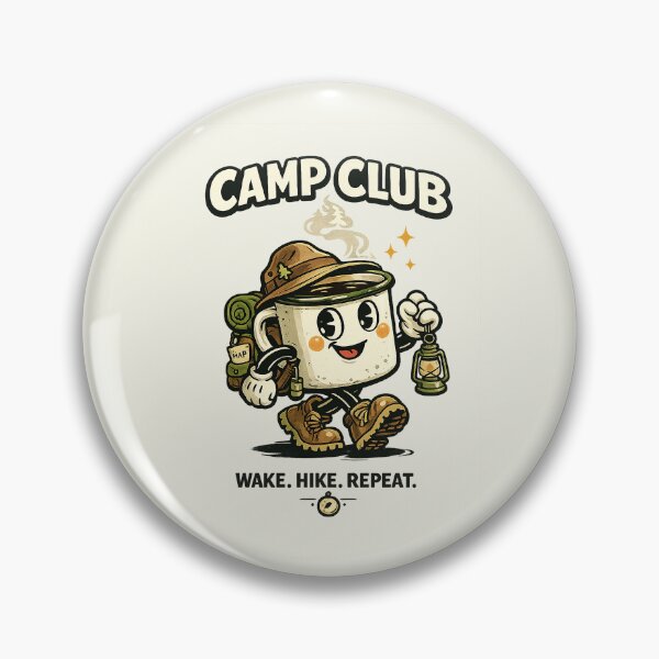 Item preview, Camp Club Wake Hike Repeat designed and sold by HoopeStylee.
