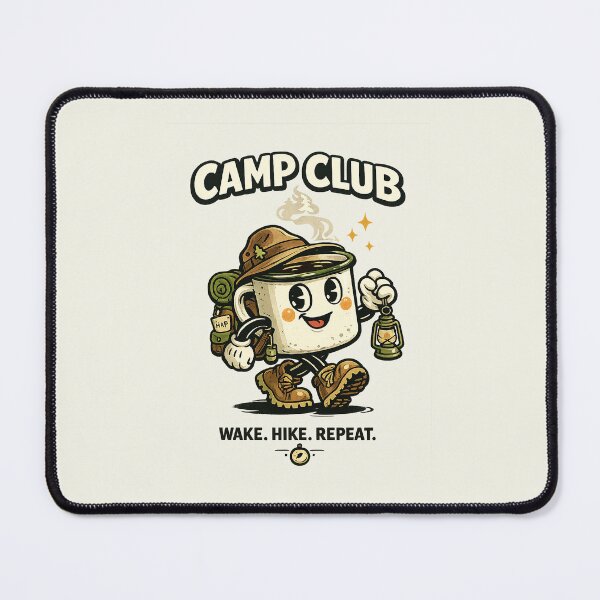 Item preview, Camp Club Wake Hike Repeat designed and sold by HoopeStylee.