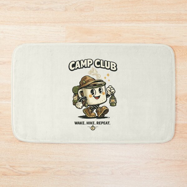 Item preview, Camp Club Wake Hike Repeat designed and sold by HoopeStylee.