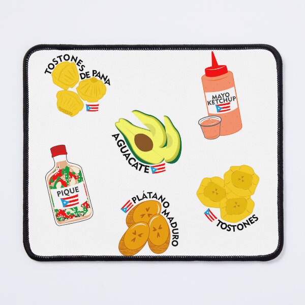 Item preview, Puerto Rico Food Side Dishes Boricua Tostones Avocado Mayo Ketchup Fried Plantains Pique Hot Sauce designed and sold by byDarling.