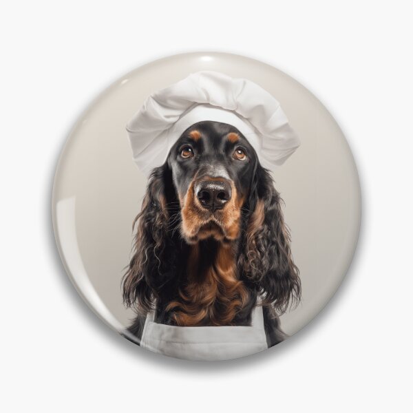 Item preview, Gordon Setter Chef Dog Funny Cooking Apron Hat Cute Pet Portrait designed and sold by LazyOwlStore.