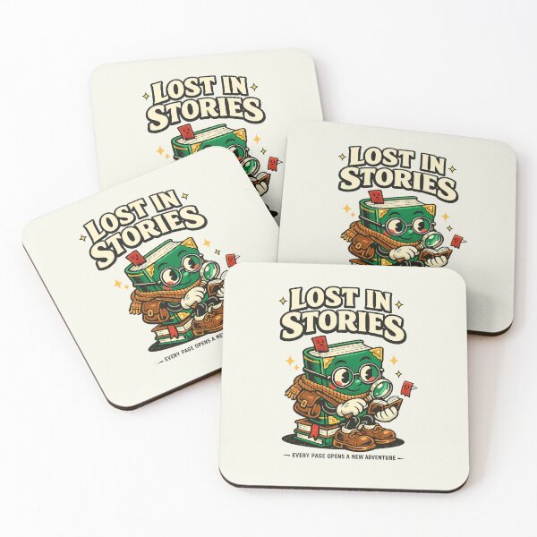 Item preview, Lost In Stories Vintage Book Mascot designed and sold by HoopeStylee.
