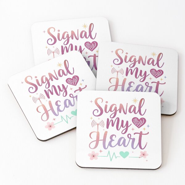 Item preview, Signal My Heart designed and sold by HappyHamz.