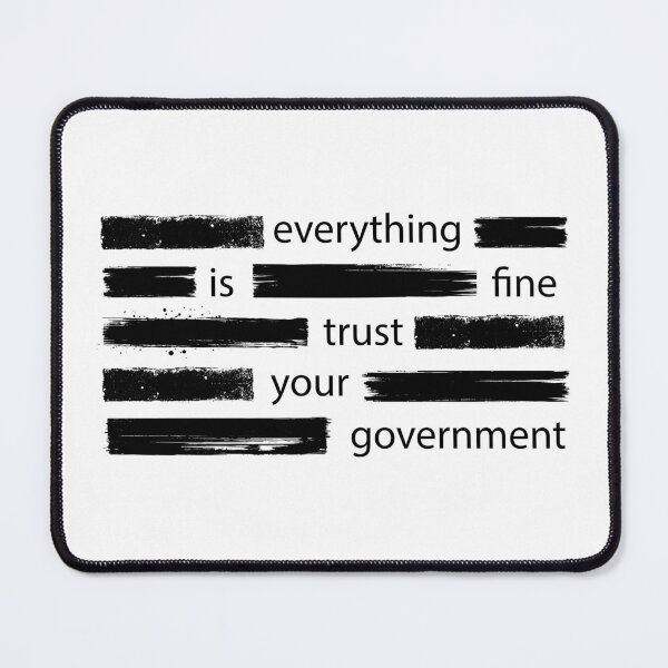Item preview, Trust Your Government t-shirt designed and sold by Jimmy Nowhere.
