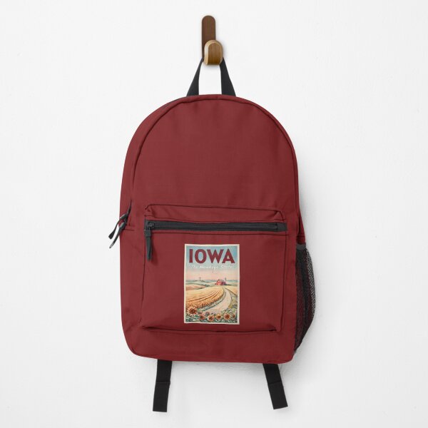 Item preview, Iowa Countryside Illustration Travel Art Vintage designed and sold by KrisSidDesigns.