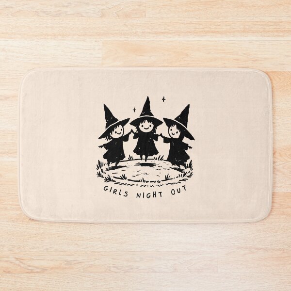 Item preview, Girls Night Out: Cute Witch Halloween Art designed and sold by oneofthesedayys.