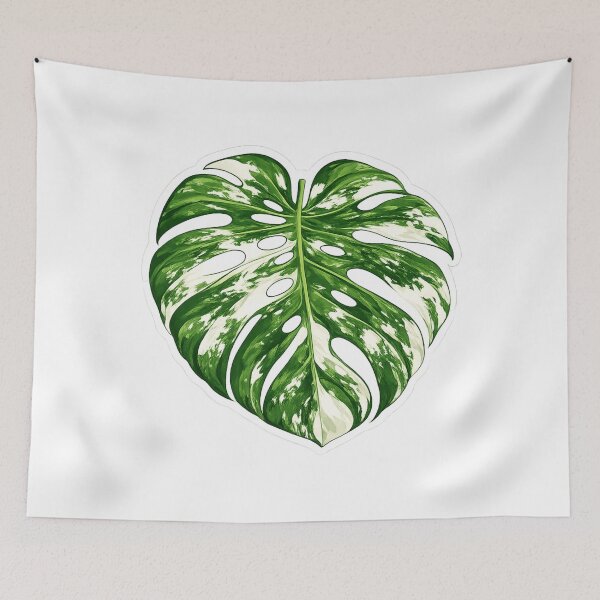 Item preview, Rare Monstera Albo Plant Mom Aesthetic Sticker designed and sold by RouniBoutique.