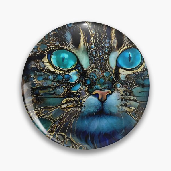 Item preview, Bonnie blue, blue cat designed and sold by L. ROCHE.