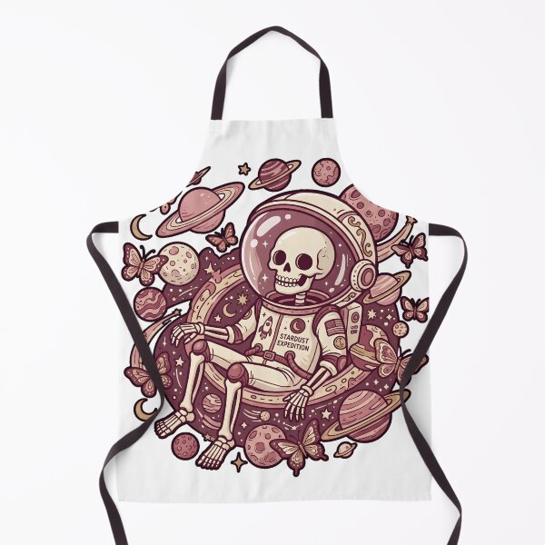 Item preview, Skeleton Astronaut Floating Among Planets and Butterflies in Space designed and sold by MisteryDesigner.