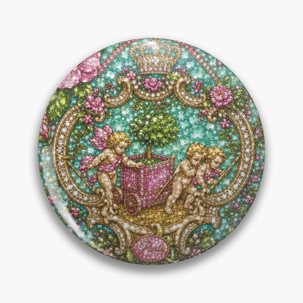 Item preview, A Garden in Paris Cherubs  designed and sold by CaseyMichelleArt.
