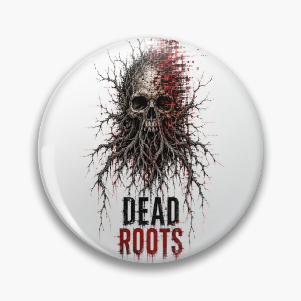 Item preview, DEAD ROOTS – Horror Skull Glitch Tree Design designed and sold by UnglaublichGut.