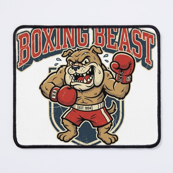 Item preview, Boxing Beast Retro Mascot designed and sold by Martial-Art-23.