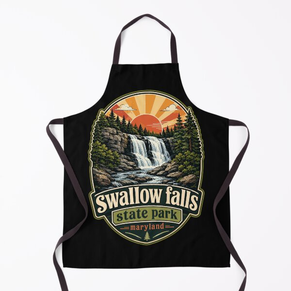 Item preview, Swallow Falls State Park Maryland Retro Travel designed and sold by TomFrontierArt.