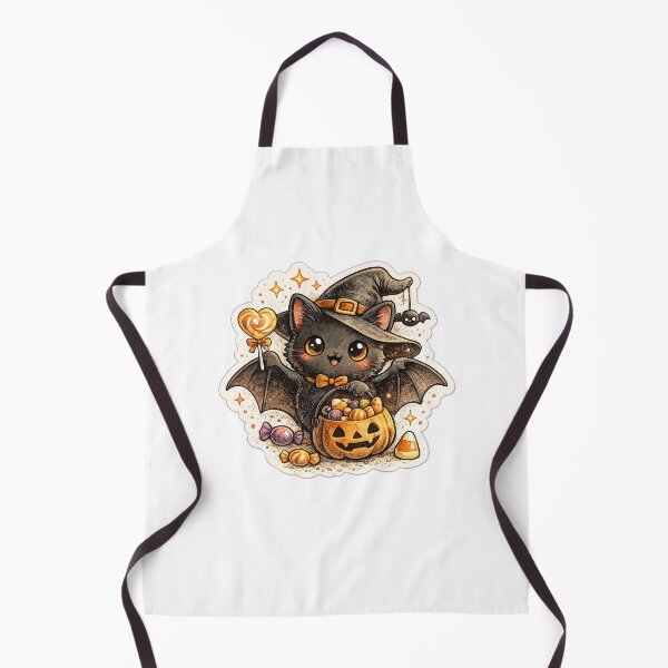 Item preview, Cute Halloween Bat with Candy Bucket | Kawaii stickers designed and sold by Collins Design.