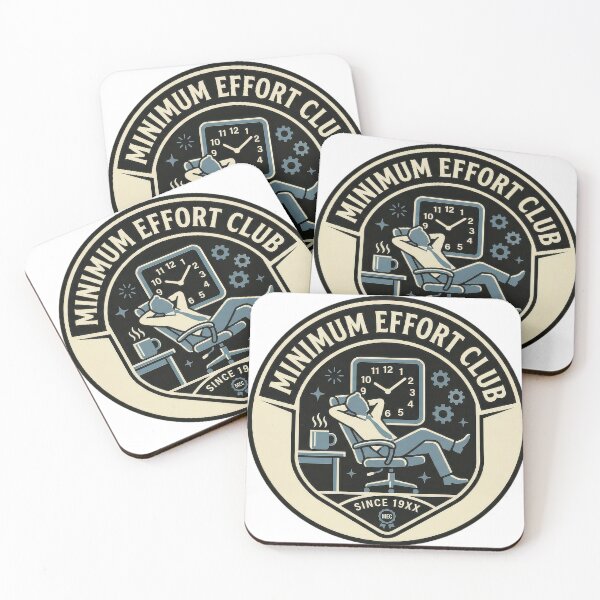 Item preview, Minimum effort Retro Vintage Minimalist Graphic designed and sold by Probably Fine Design.