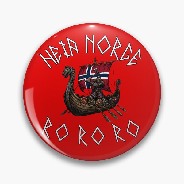 Artikelvorschau, Norwegische Flagge des Wikingerschiffs - Heia Norge Ro Ro Ro entworfen und verkauft von UTkiKK.