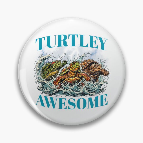 Item preview, Turtley Awesome Bootleg - Three Turtles Racing Through Waves designed and sold by Neurospicy Trolls.