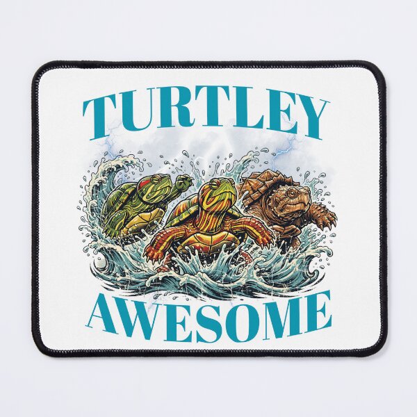 Item preview, Turtley Awesome Bootleg - Three Turtles Racing Through Waves designed and sold by Neurospicy Trolls.