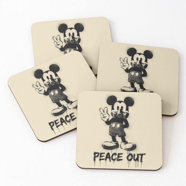 Item preview, "PEACE OUT" urban street art designed and sold by Wander X Design.