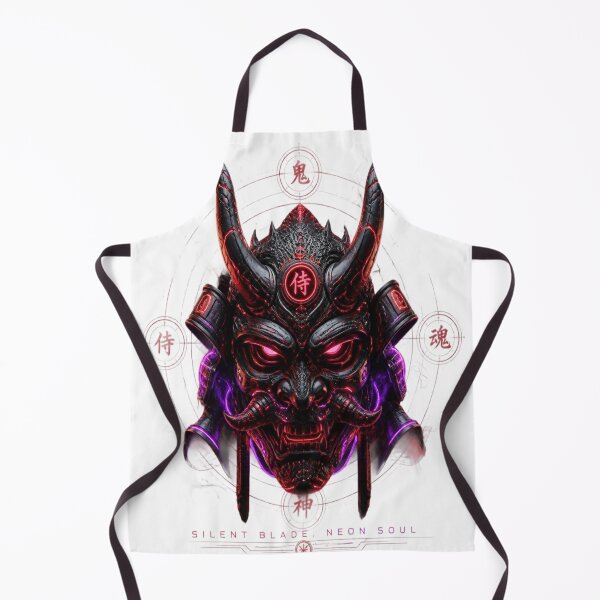 Item preview, Silent Blade Neon Soul - Cyber Samurai Graphic-#Techwear # designed and sold by mo-carnival.