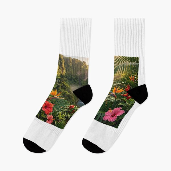 Item preview, Tropical Waterfall Exotic Flowers designed and sold by Hawaii26.
